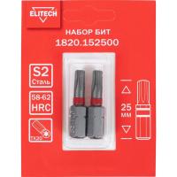 Набор бит ELITECH TORX20*25мм 2шт   1820.152500