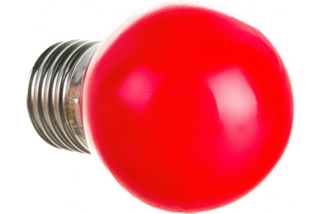 Купить Лампа LED-G45-1W RED E27/FR/C Volpe фото №4
