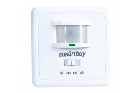 Купить Датчик движения Smartbuy SBL-MS-003 инфракрасный с датч. звука 500Вт до 9м SBL-MS-003 фото №2