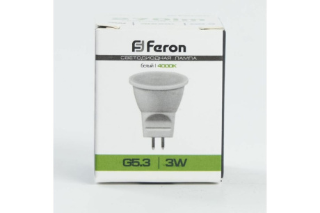 Купить Лампа светодиодная FERON LB-271 3W 230V G5.3 4000K MR11 фото №3